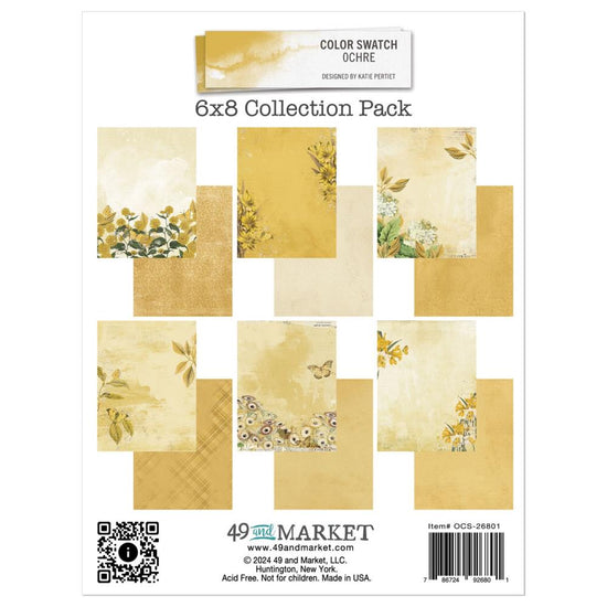 49 And Market Collection Pack 6"X8" Color Swatch Ochre