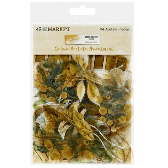 Color Swatch: Ochre Acetate Assortment 64/Pkg
