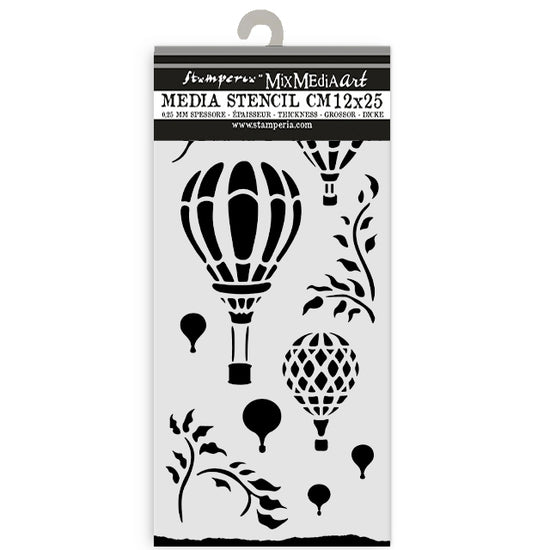Stamperia Thick stencil cm 12X25 - Timeless air balloons