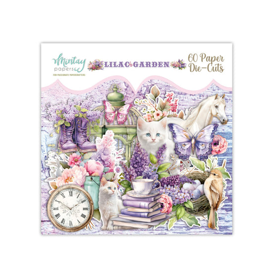Mintay PAPER DIE-CUTS - Lilac Garden, 60 PCS