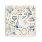 Stamperia Stickers mm 165x165 4 sheets - Timeless