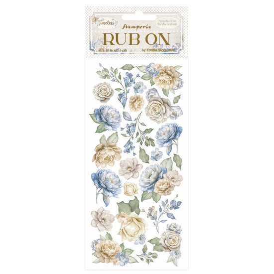 Stamperia Rub-on cm 10,16x21,6 - Timeless Flowers