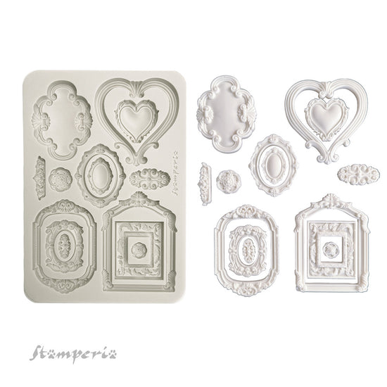 Stamperia Silicon mould A5 - Timeless frames