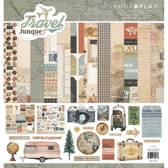 PhotoPlay Collection Pack 12"X12" Travel Junque
