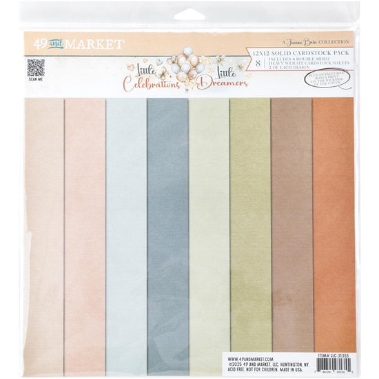 49 And Market Collection Pack Solids 12"X12" Little Dreamer/Celebrations Solids