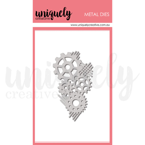 Uniquely Creative WINGS & WHEELS COGS TEXTURE DIE