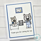 Trinity Stamps Cozy Bear, MD 4x8 Stamp Set