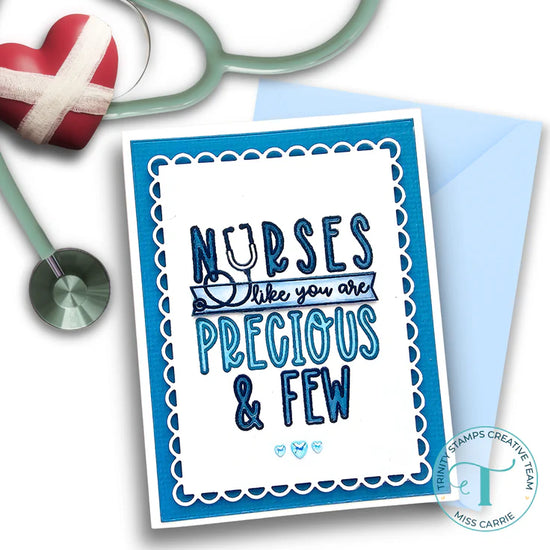 Trinity Stamps Nurse Appreciation 3x4 Stamp Set