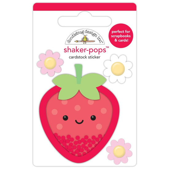 Doodlebug Shaker-Pops 3D Sticker Berry Sweet