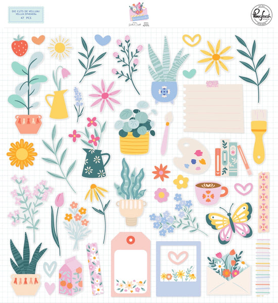 Pinkfresh Las cosas sencillas: Vellum Die Cuts