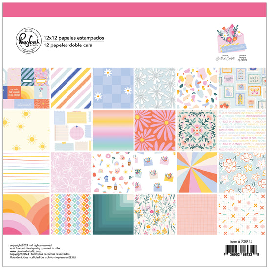 Pinkfresh Las cosas sencillas: 12x12 Paper Pack