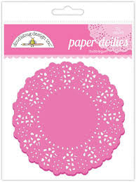 Doodlebug Doilies 4.5" 75/Pkg Bubblegum