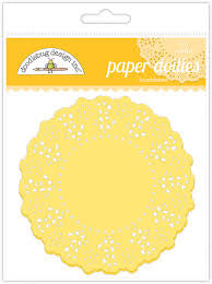 Doodlebug Doilies 4.5" 75/Pkg Bumblebee