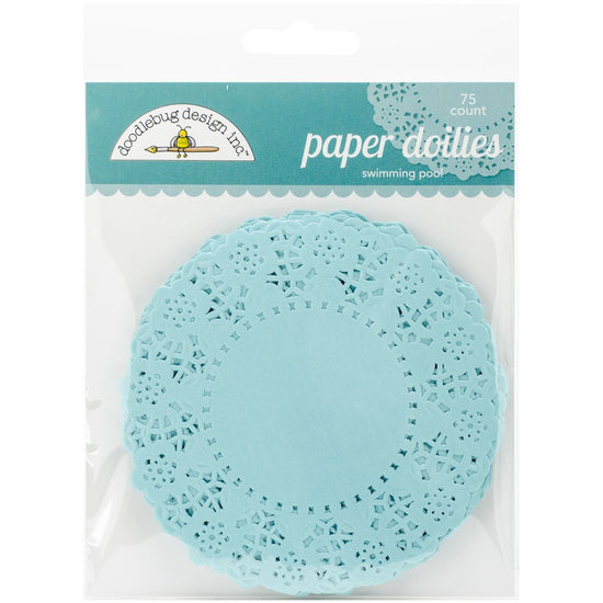 Doodlebug Doilies 4.5" 75/Pkg Swimming Pool