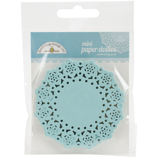 Doodlebug Mini Doilies 3" 75/Pkg Swimming Pool