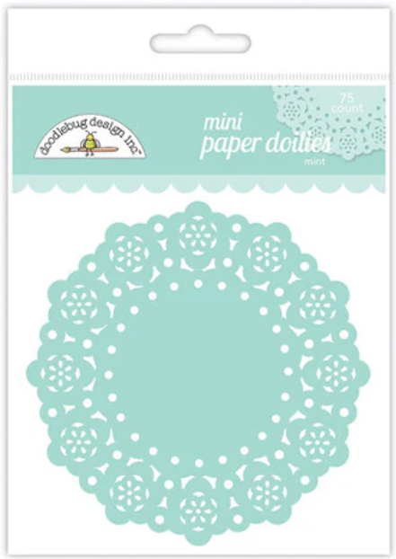 Doodlebug Mini Doilies 3" 75/Pkg Mint