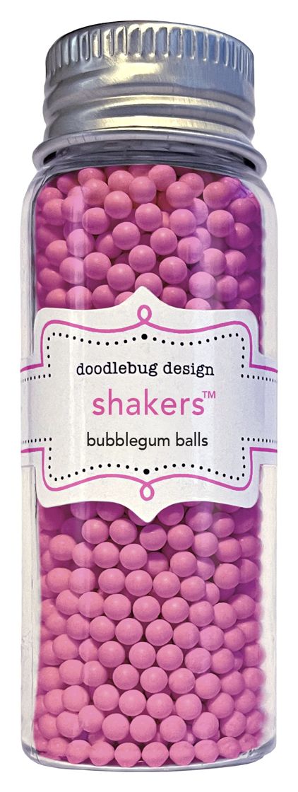 Doodlebug Shakers Balls Bubblegum