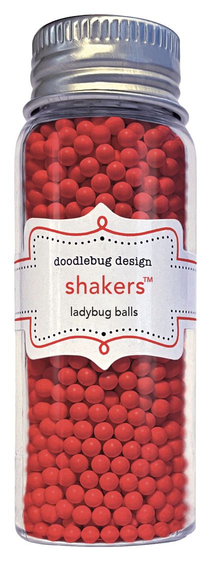 Doodlebug Shakers Balls Ladybug