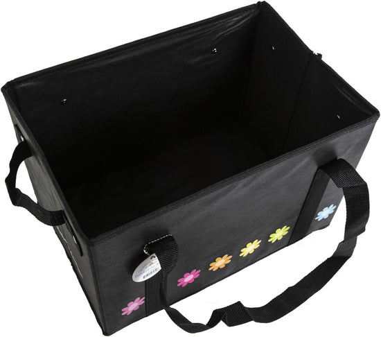 Doodlebug Canvas Foldable Tote 15"X10"X10" Daisies