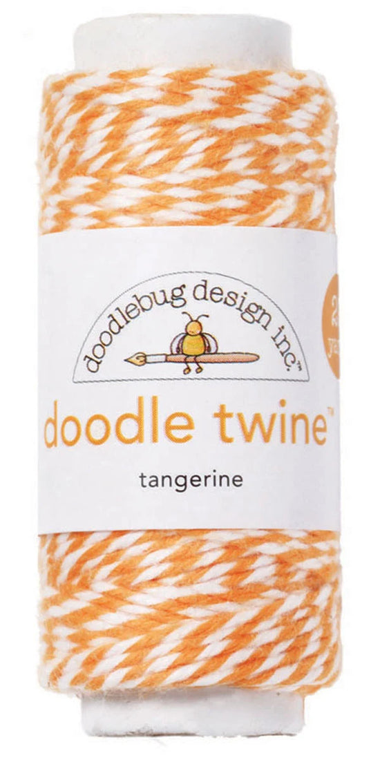 Doodlebug Twine Singles 20yd Tangerine