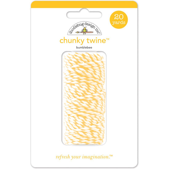 Doodlebug Chunky Twine 20yd Bumblebee