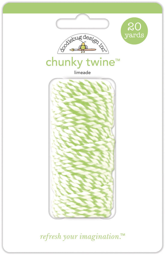 Doodlebug Chunky Twine 20yd Limeade