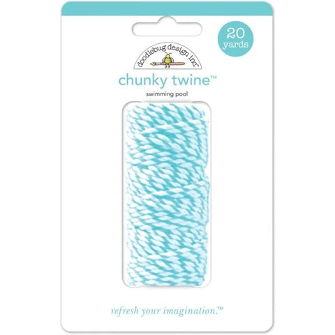 Doodlebug Chunky Twine 20yd Swimming Pool