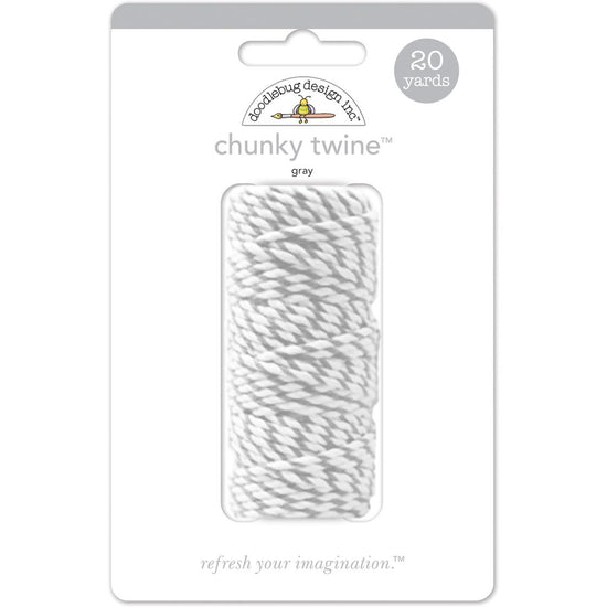 Doodlebug Chunky Twine 20yd Gray