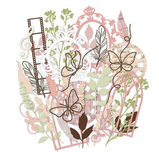 Uniquely Creative VINTAGE LAYERING EPHEMERA