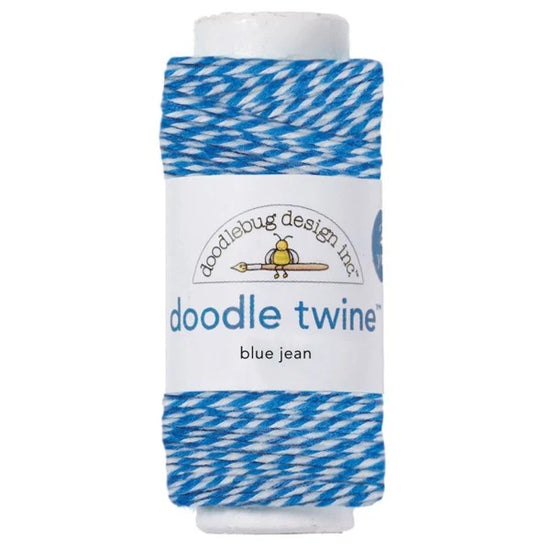 Doodlebug Twine Singles 20yd Blue Jean