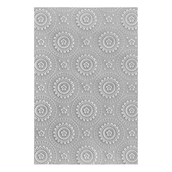 Spellbinders MANDALA BLOOMS 3D EMBOSSING FOLDER FROM THE SEALED FOR SUMMER COLLECTION