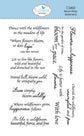Elizabeth Craft Bloom Wildy Sentiments stamp