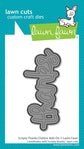 Lawn Fawn scripty thanks outline add-on die