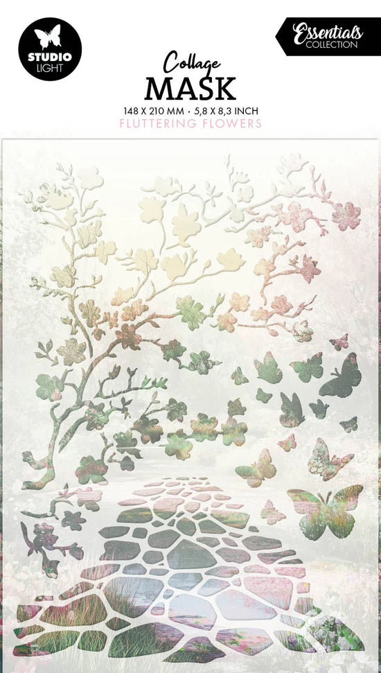 Studio Light Mask Fluttering Flowers Essentials 1 Pieces