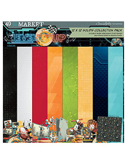 49 & Market LEVEL UP-12X12 SOLIDS COLLECTION Pack