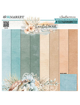 49 & Market COASTAL SOUL 12X12 SOLIDS COLLECTION Pack