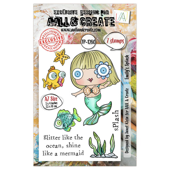 AALL and Create - A7 Stamp Set - Emily’s Splash