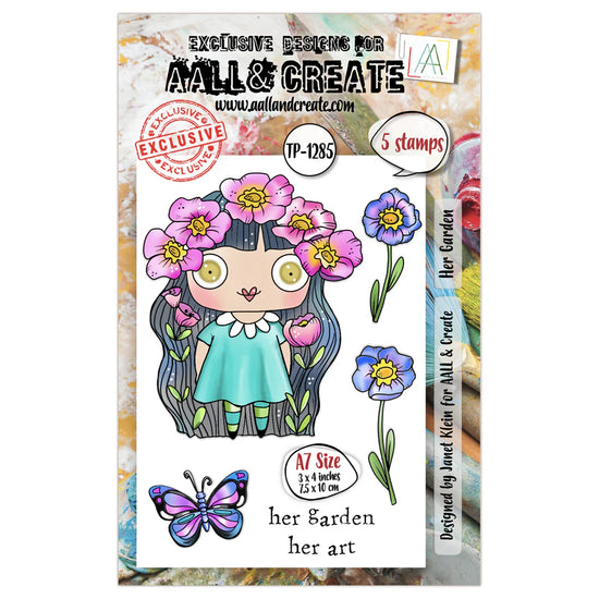 AALL and Create - A7 Stamp Set - Her Garden