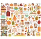 Simple Stories PUMPKINS & PLAID - BITS & PIECES