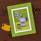 HERO ARTS PERK UP STAMP & CUT SET