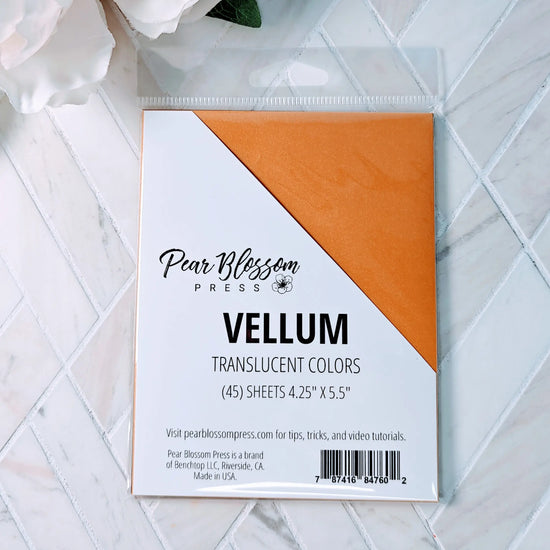 Pear Blossoms A2 VELLUM – COLOR (45 PACK)