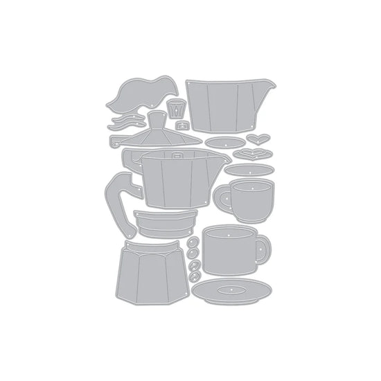 HERO ARTS STOVETOP ESPRESSO DIE SET