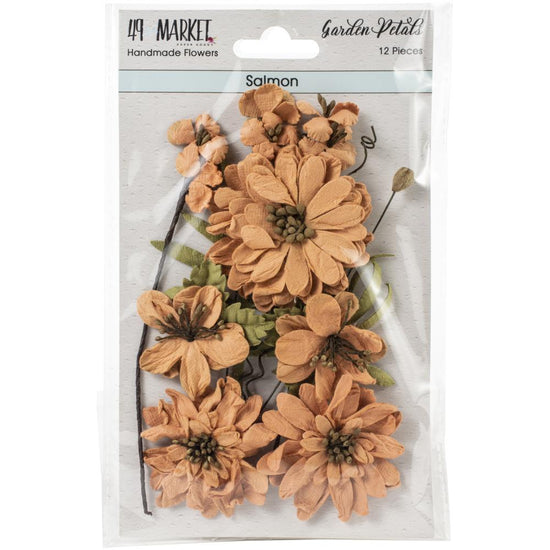 49 And Market Garden Petals 12/Pkg Salmon