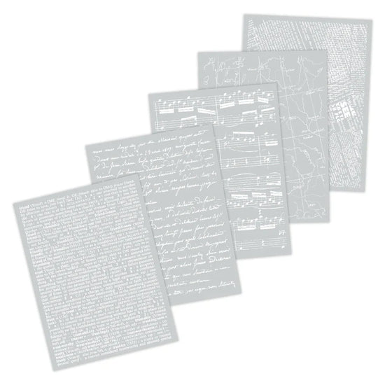 HERO ARTS WHITE COLLAGE BACKGROUNDS PART 2 HERO TRANSFERS
