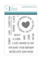Trinity Stamps A Cuppa Sentiments 3x4 Stamp Set