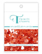 Trinity Stamps Red Sparkle Hearts Confetti Embellishments