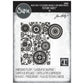 Sizzix Textured Impressions Embossing Folder by Tim Holtz Vault Gears