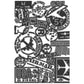 Sizzix Textured Impressions Embossing Folder by Tim Holtz Vault Airmail
