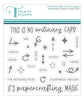 Trinity Stamps Papercrafting Magic 4x4 Stamp Set