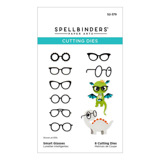 Spellbinders Etched Dies From The Monster Birthday Collection Smart Glasses